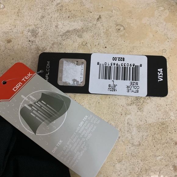 COPY - NWT NY JETS NFL YOUTH DRI TEK SZ LG 14-16 this shirt is youth size large… - Picture 5 of 10